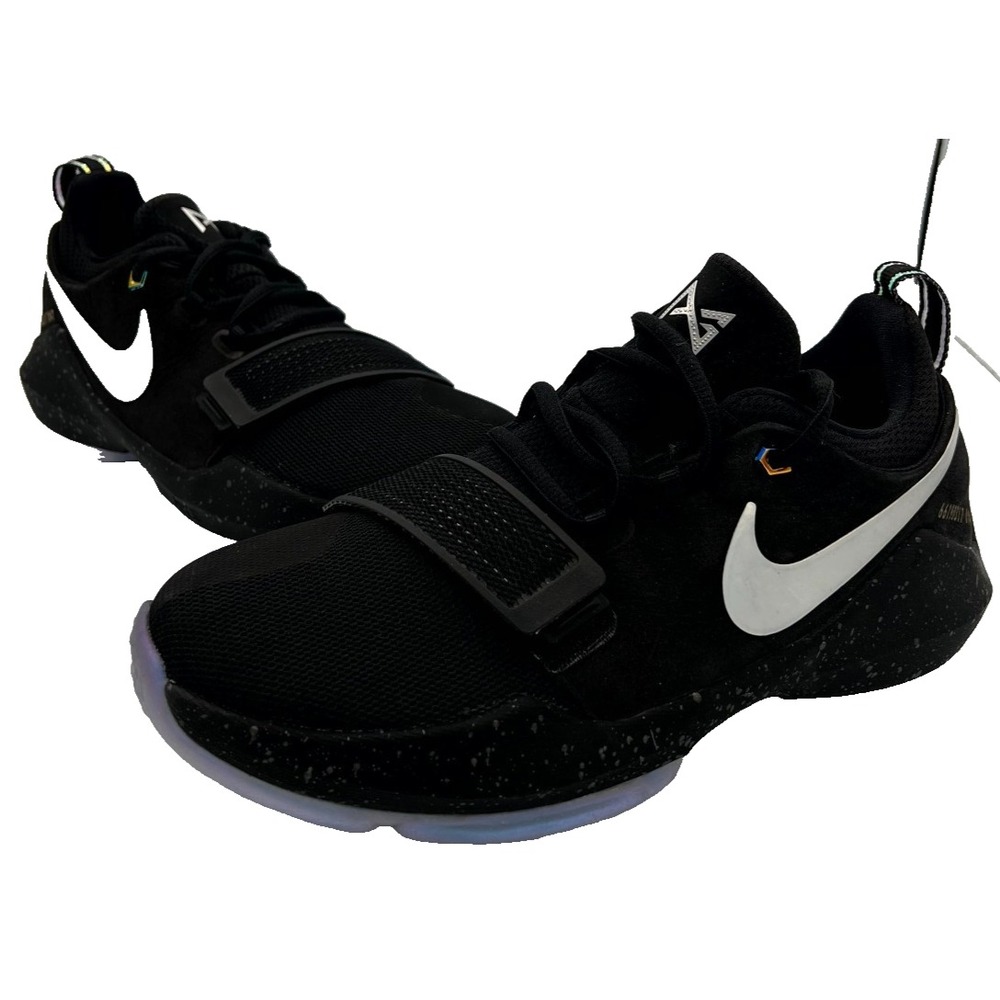 Nike PG‎ 1 GS 'Shining' 918215-099 Kids 7Y Basketball Shoe Black Prototype